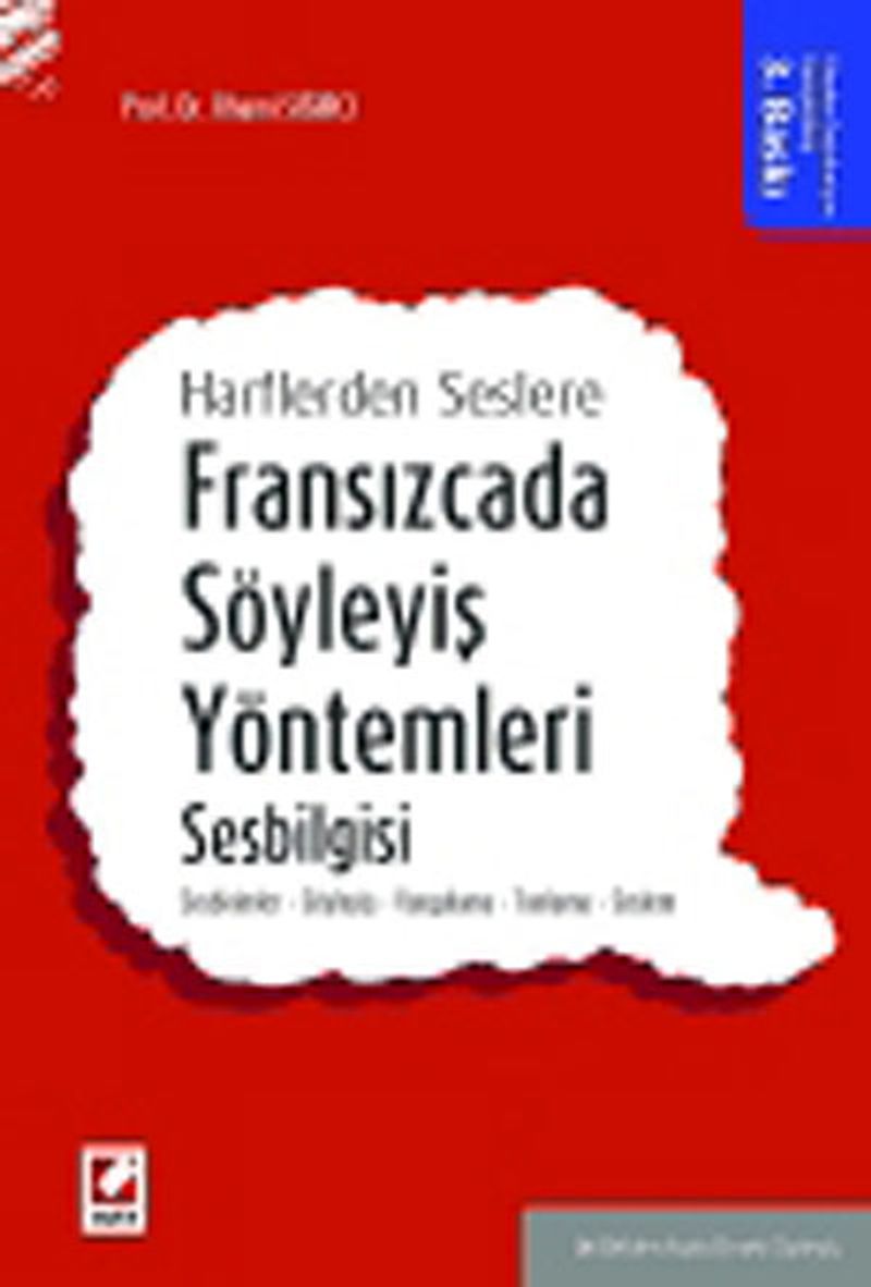 Fransızca'da Söyleyiş Yöntemleri- Sesbilgisi kitap kapağı