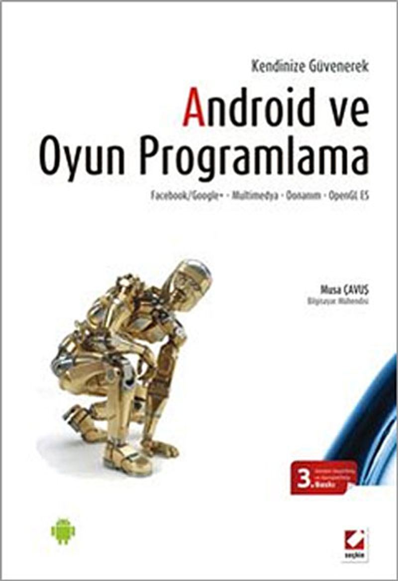 Android ve Oyun Programlama Facebook/Google+ – Multimedya Donanım – Grafik kitap kapağı