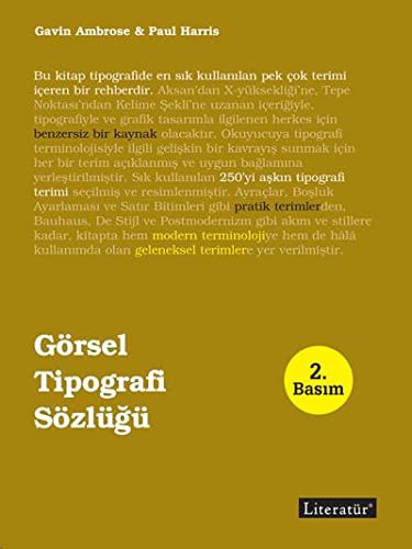 Görsel Tipografi Sözlüğü kitap kapağı