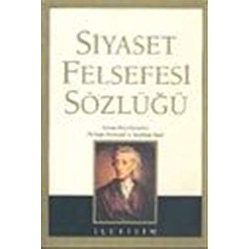 Siyaset Felsefesi Sözlüğü (ciltsiz) kitap kapağı