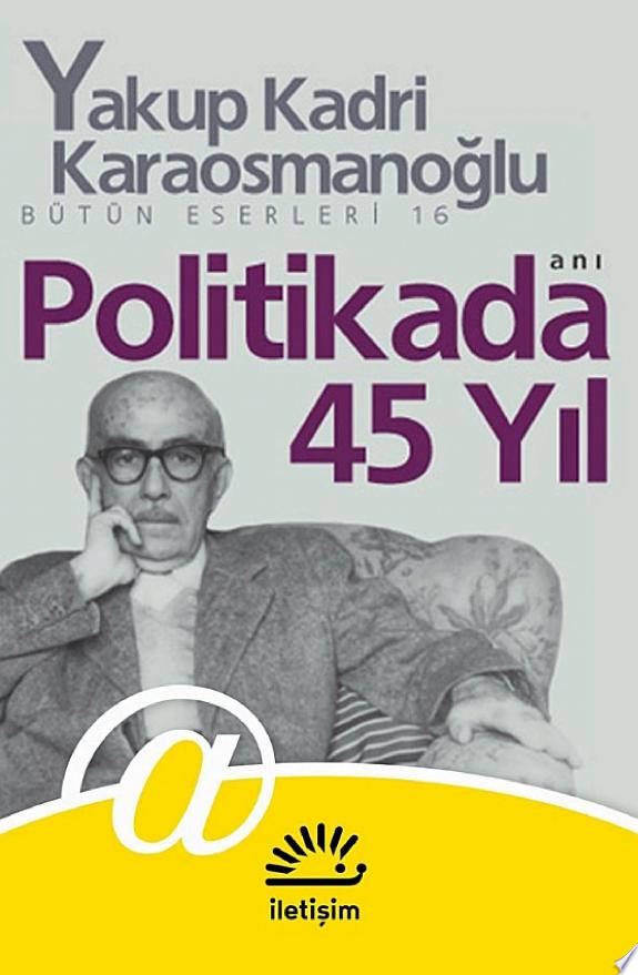 Politikada 45 Yıl kitap kapağı