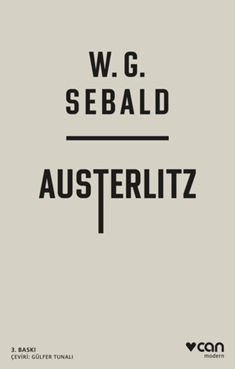Austerlitz kitap kapağı