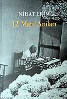 12 Mart Anıları kitap kapağı