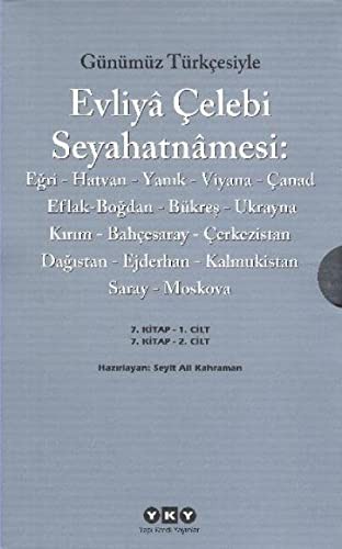 Evliya Çelebi Seyahatnamesi-7. Cilt (2 Kitap) (Günümüz Türkçesiyle) kitap kapağı