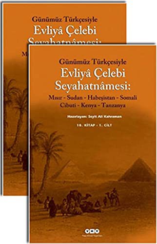 Evliya Çelebi Seyahatnamesi 10.Kitap (2 Kitap Kutulu) Günümüz Türkçesiyle Mısır - Sudan - Habeşistan - Somali - Cibuti - Kenya - Tanzanya kitap kapağı