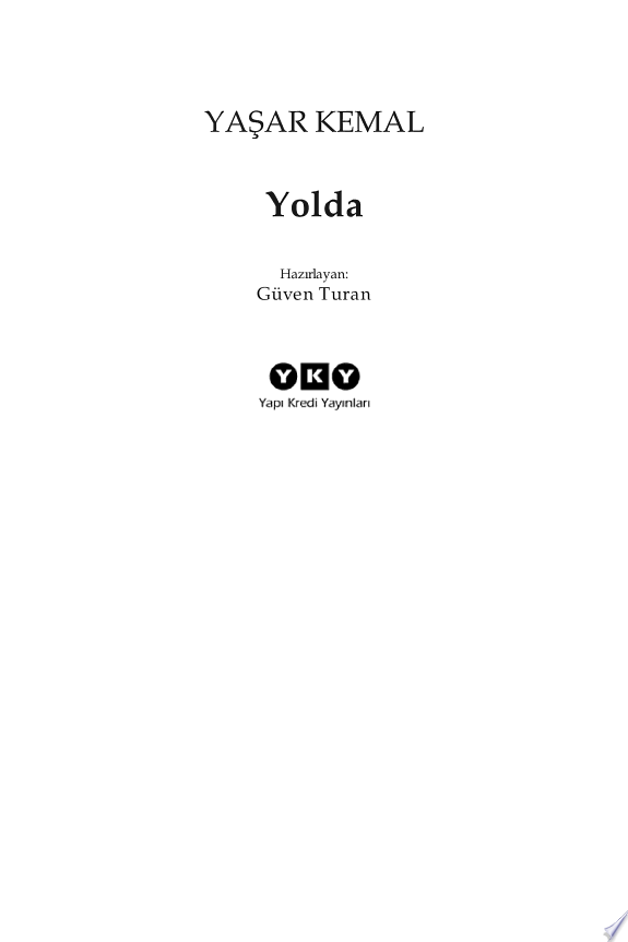 Yolda kitap kapağı