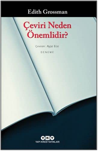 Çeviri Neden Önemlidir? kitap kapağı