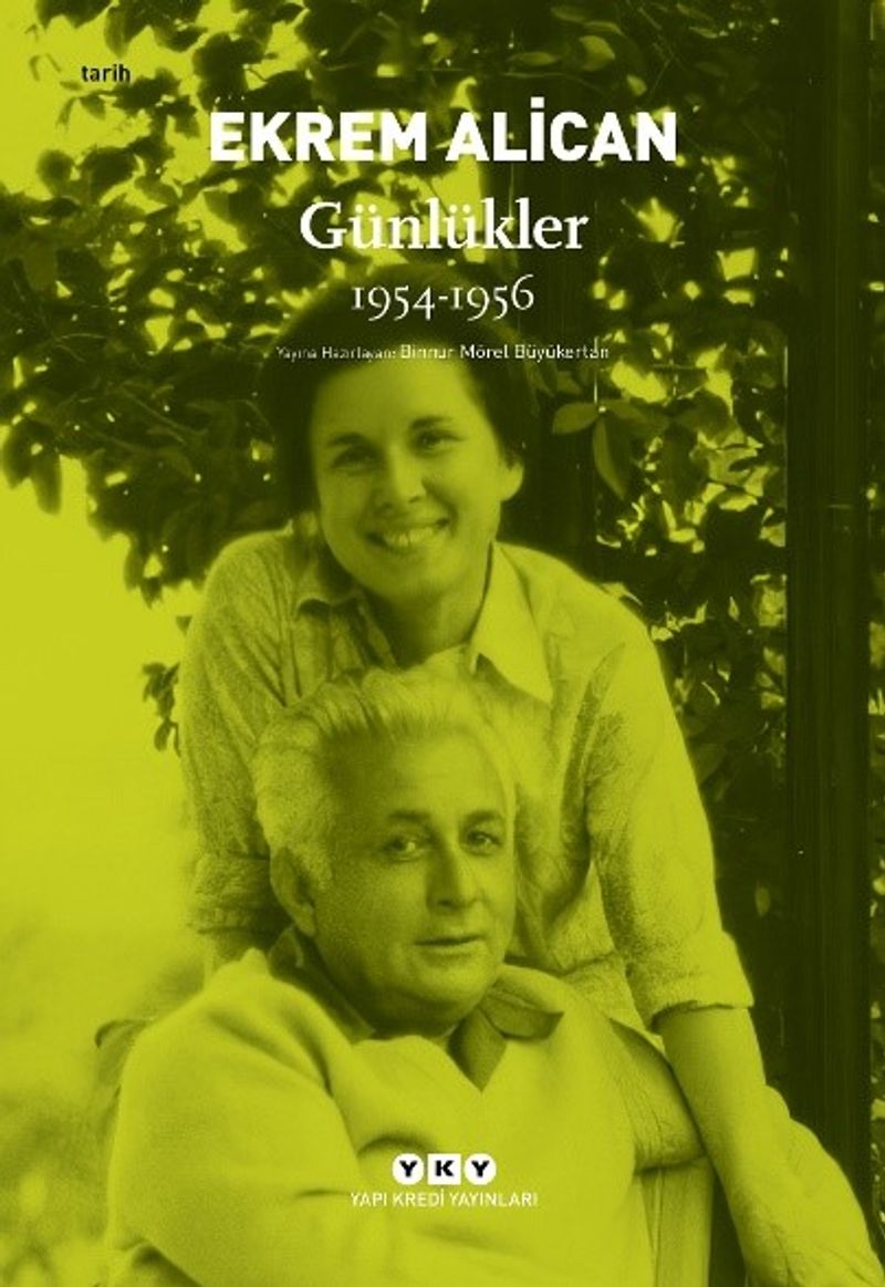 Ekrem Alican Günlükler 1954-1956 kitap kapağı