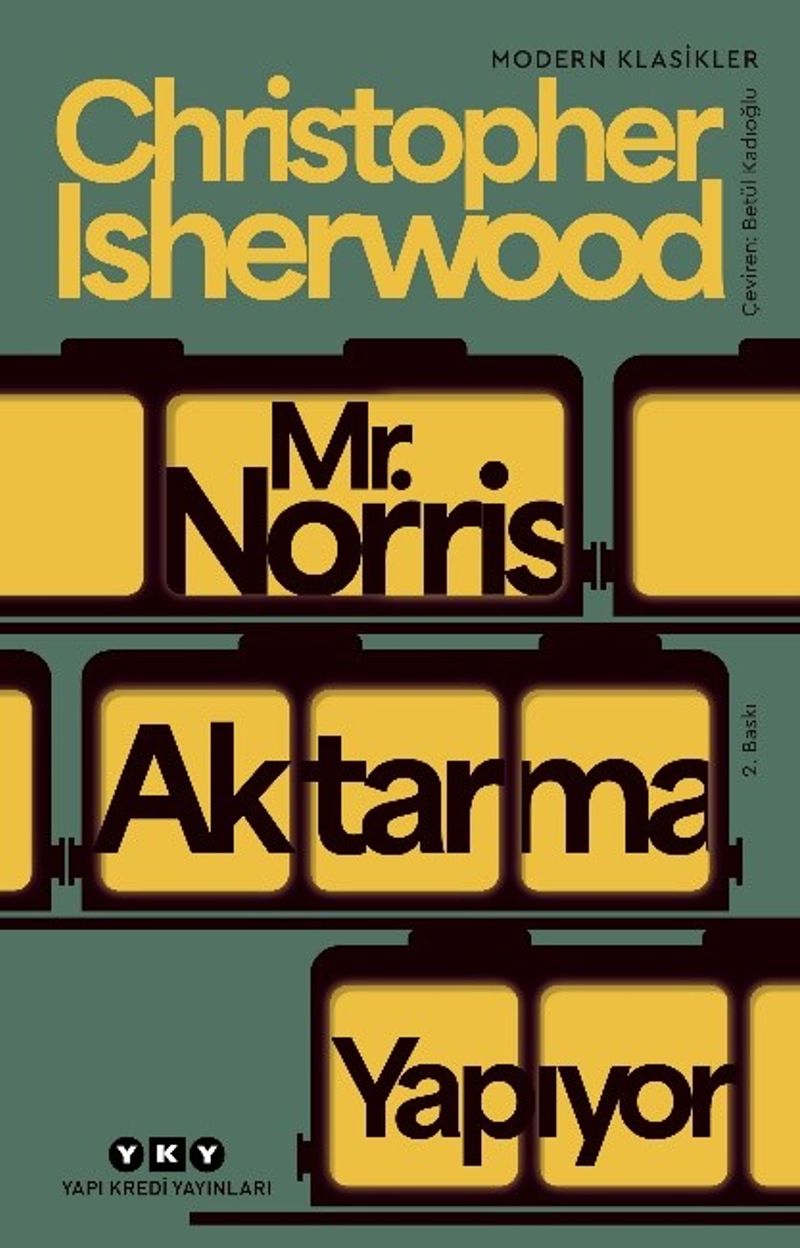 Mr. Norris Aktarma Yapıyor kitap kapağı