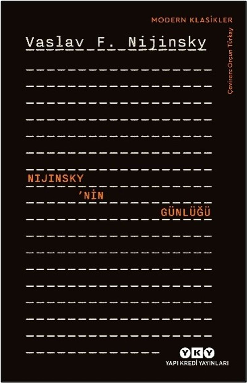 Nijinsky'nin Günlüğü kitap kapağı