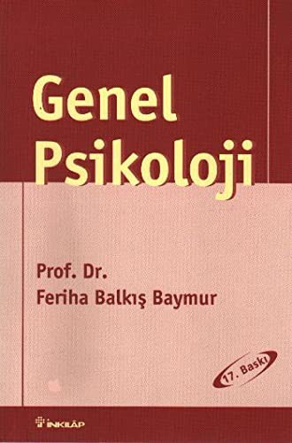 Genel Psikoloji kitap kapağı