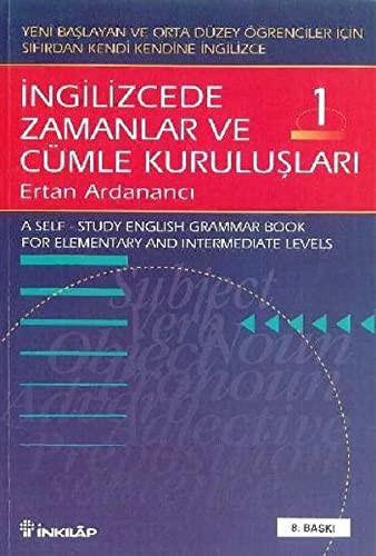 İngilizcede Zamanlar ve Cümle Kuruluşları 1 kitap kapağı