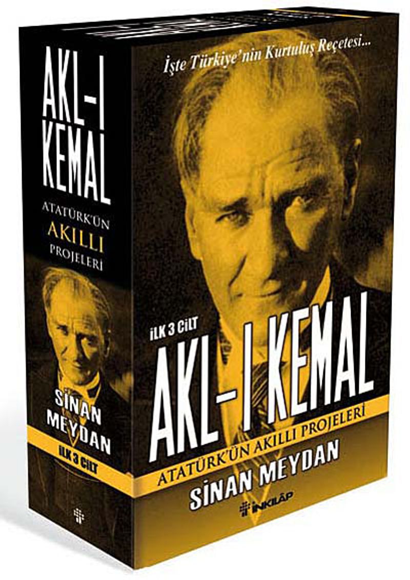 Akl-ı Kemal 3 Cilt (Kutulu) Atatürk'ün Akıllı Projeleri kitap kapağı