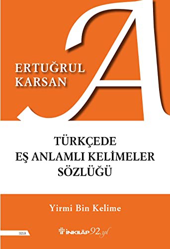Türkçede Eş Anlamlı Kelimeler Sözlüğü kitap kapağı