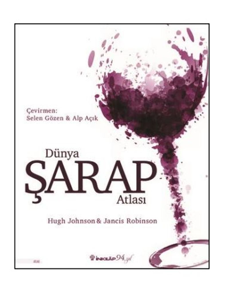 Dünya Şarap Atlası kitap kapağı