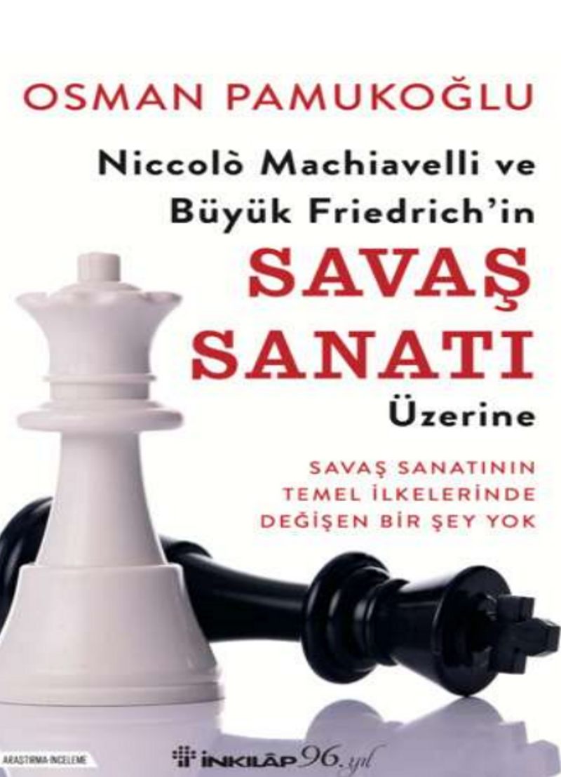 Niccolo Machiavelli ve Büyük Friedrich'in Savaş Sanatı Üzerine kitap kapağı