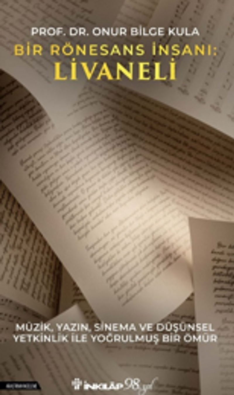 Bir Rönesans İnsanı: Livaneli kitap kapağı