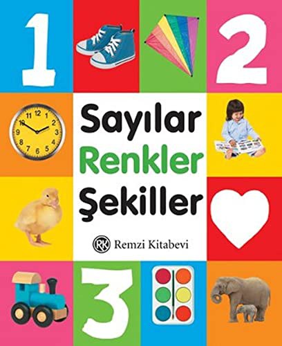 Sayılar Renkler Şekiller kitap kapağı