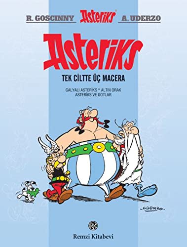 Asteriks - Tek Ciltte Üç Macera kitap kapağı