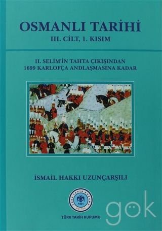 Osmanlı Tarihi - 3. Cilt 1. Kısım kitap kapağı