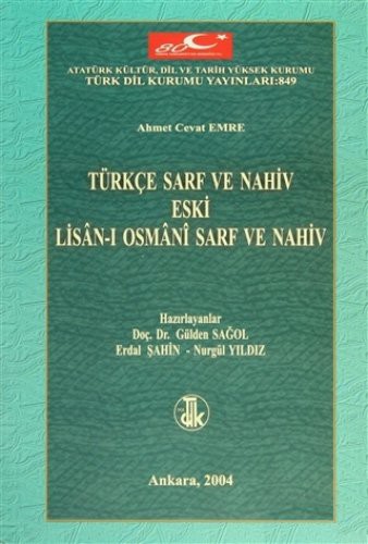 Türkçe Sarf ve Nahiv Eski Lisan-ı Osmani Sarf ve Nahiv kitap kapağı