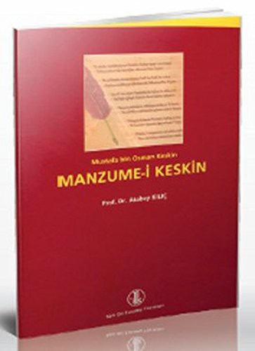 Manzume-i Keskin kitap kapağı