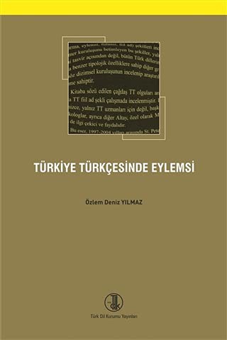 Türkiye Türkçesinde Eylemsi kitap kapağı