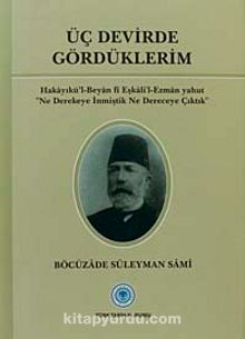 Üç Devirde Gördüklerim kitap kapağı