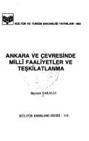 Ankara ve Çevresinde Milli Faaliyetler ve Teşkilatlanma (1-D-27) kitap kapağı