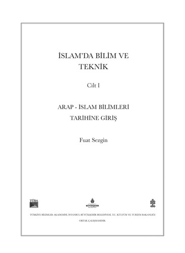 İslam'da Bilim ve Teknik (5 Cilt Takım) kitap kapağı