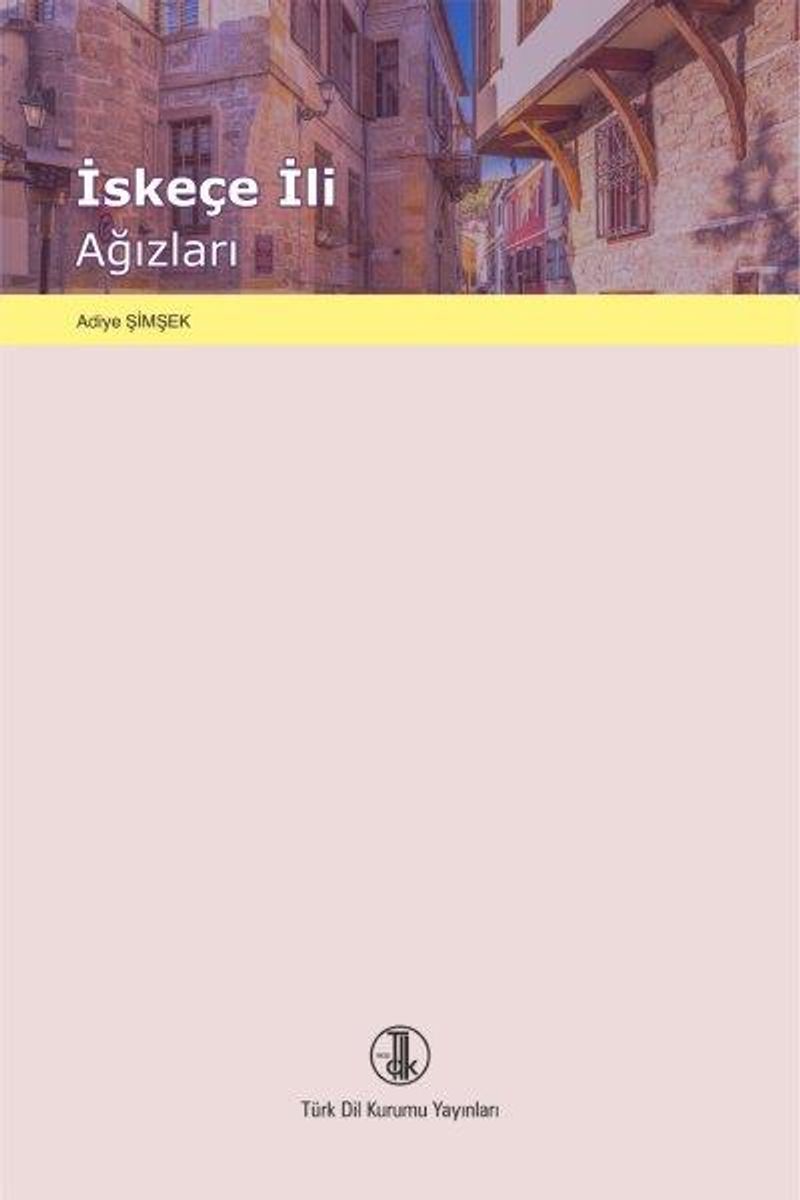 İskeçe İli Ağızları kitap kapağı