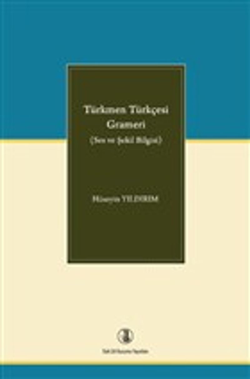 Türkmen Türkçesi Grameri kitap kapağı
