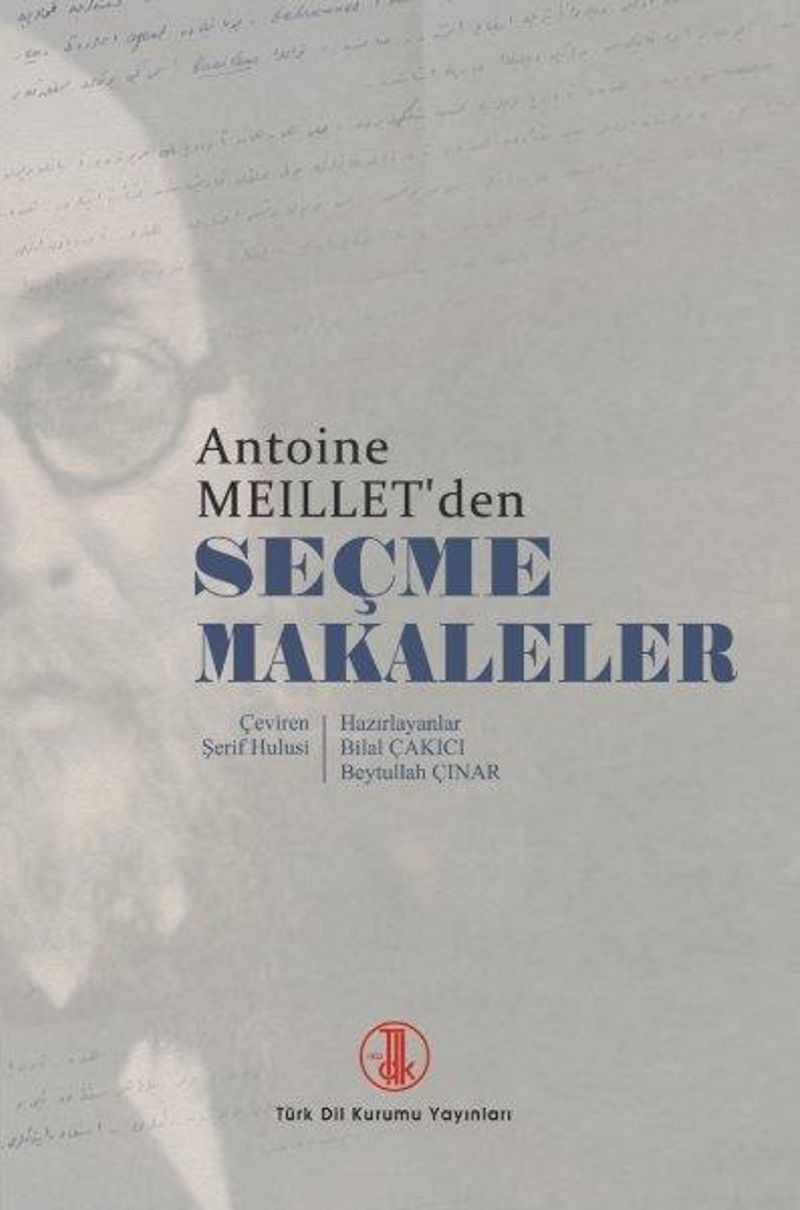 Antoine Meillet'den Seçme Makaleler kitap kapağı