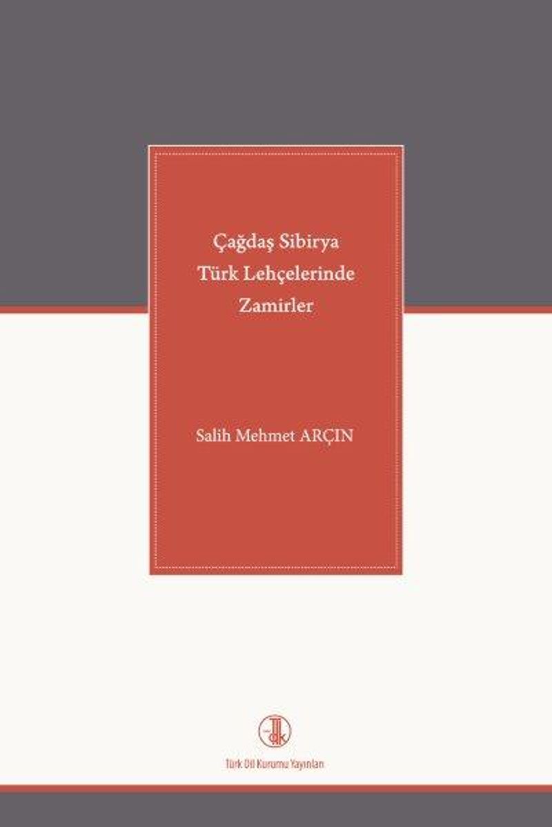 Çağdaş Sibirya Türk Lehçelerinde Zamirler kitap kapağı
