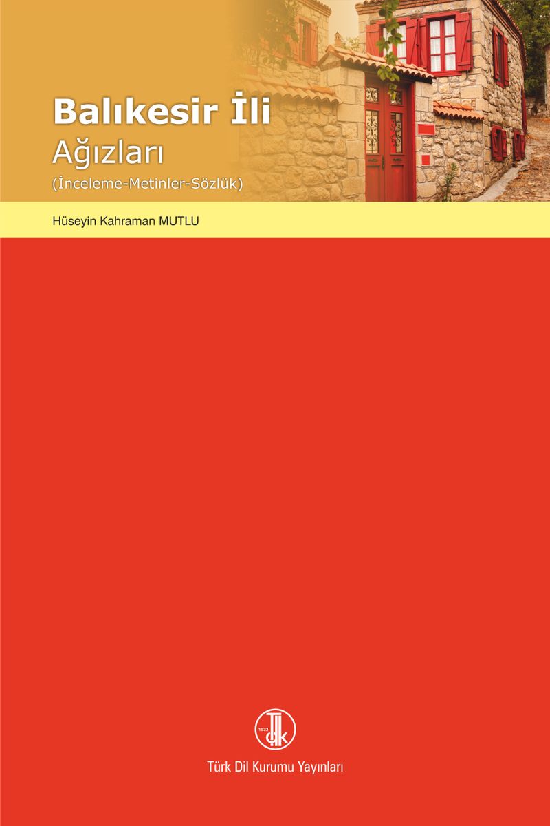Balıkesir İli Ağızları kitap kapağı