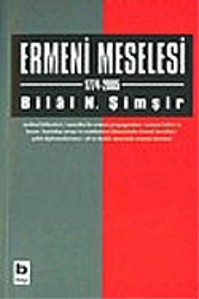 Ermeni Meselesi 1774-2005 kitap kapağı
