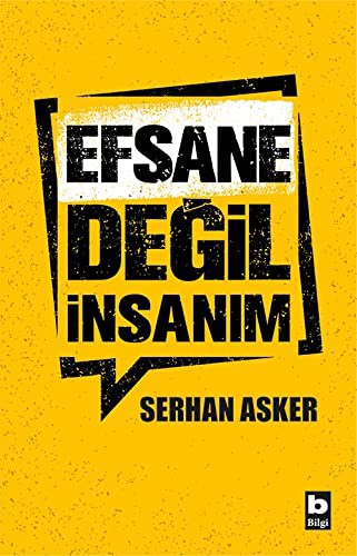 Efsane Değil İnsanım kitap kapağı