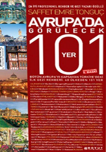Avrupa'da Görülecek 101 Yer kitap kapağı