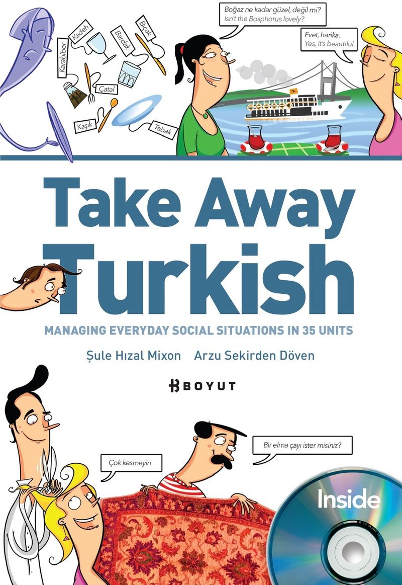 Take Away Turkish - Managıng Everyday Social Situations In 35 Units+Cd kitap kapağı
