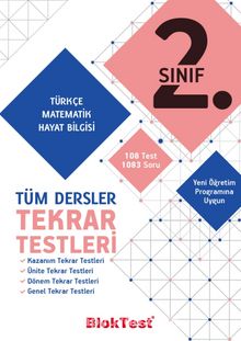 2. Sınıf Tüm Dersler Tekrar Testleri kitap kapağı