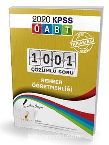 2020 KPSS ÖABT Rehber Öğretmenliği Alan Taraması Serisi 1001 Çözümlü Soru kitap kapağı