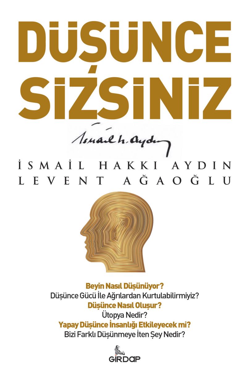 Düşünce Sizsiniz kitap kapağı