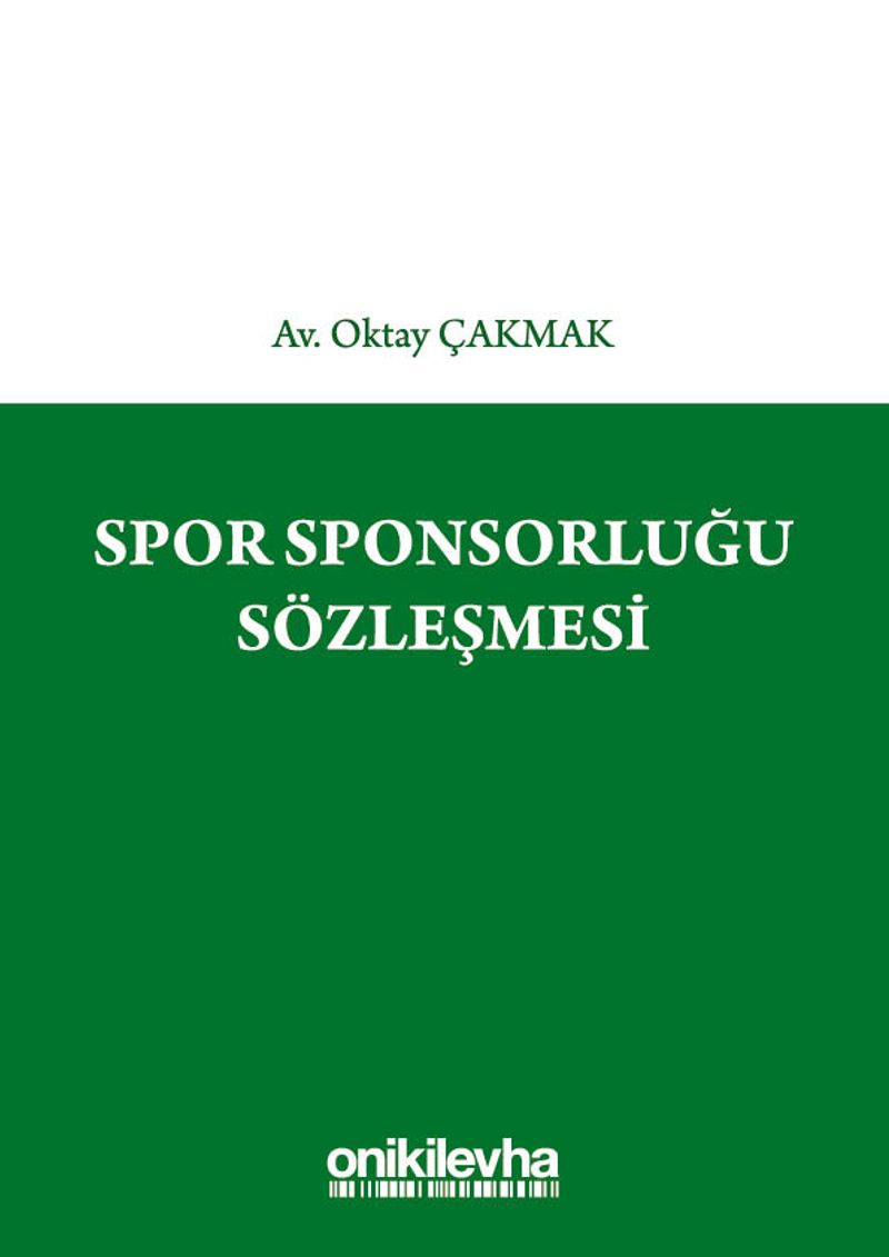 Spor Sponsorluğu Sözleşmesi kitap kapağı