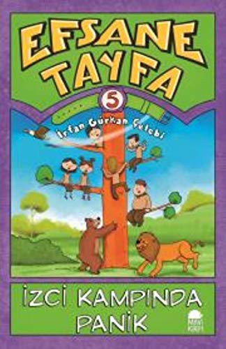 İzci Kampında Panik / Efsane Tayfa 5 kitap kapağı