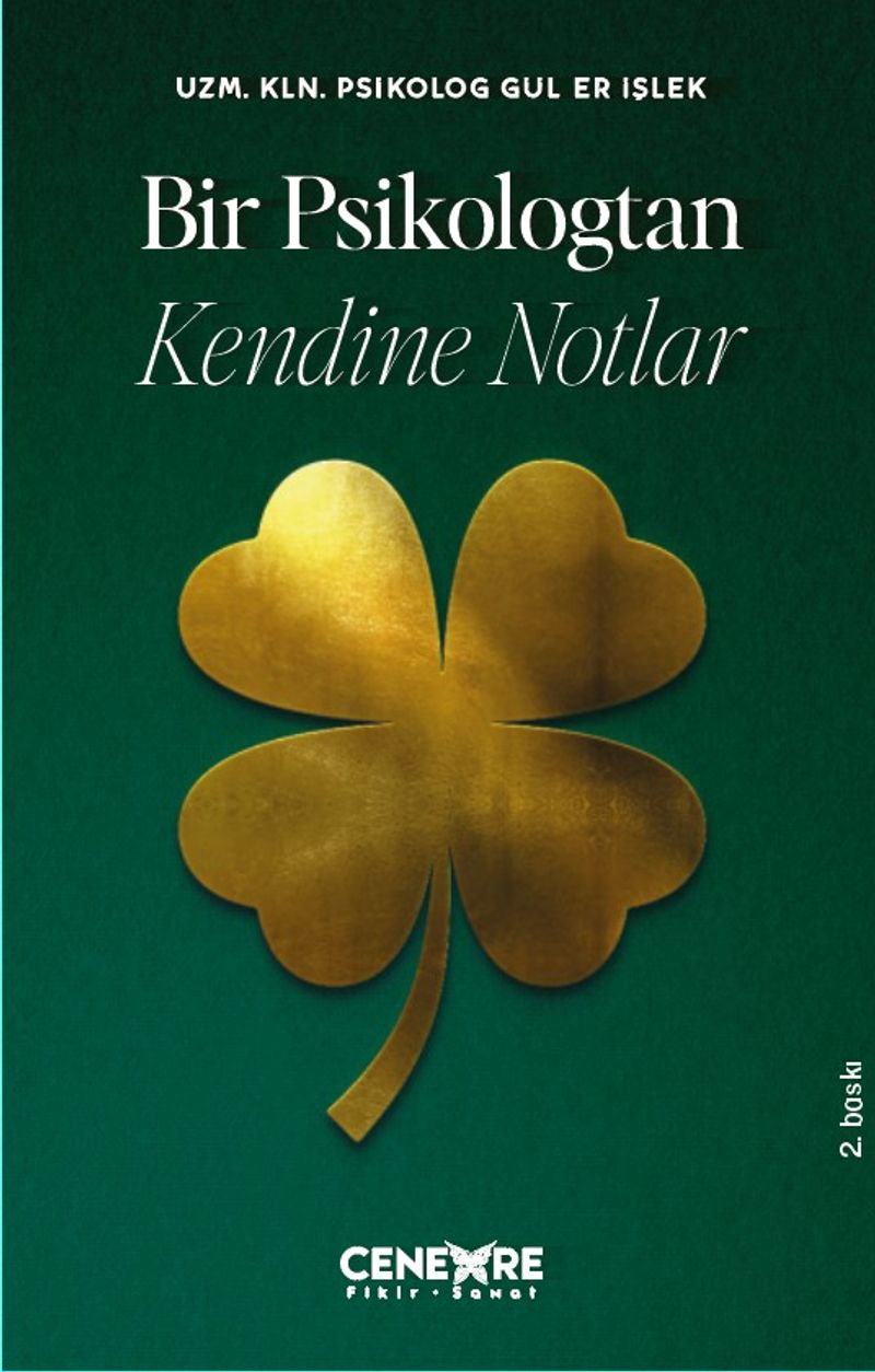 Bir Psikologtan Kendine Notlar kitap kapağı