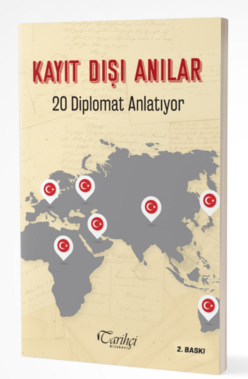 Kayıt Dışı Anılar 20 Diplomat Anlatıyor kitap kapağı