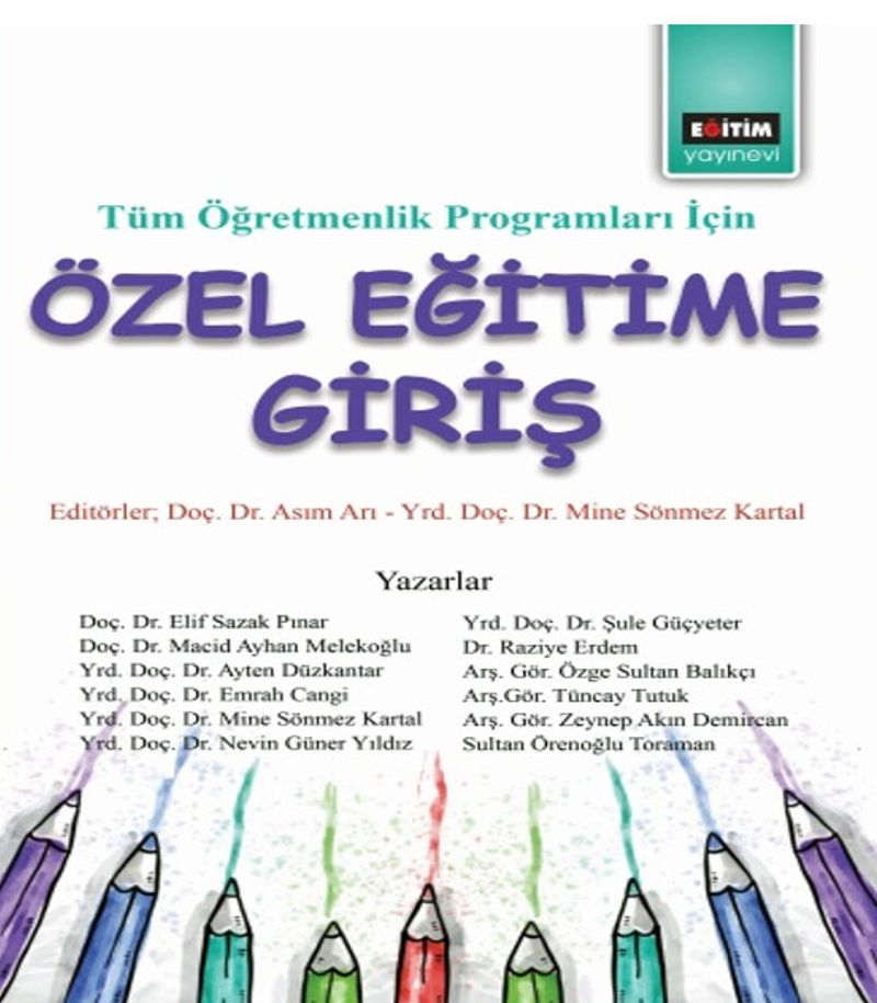 Tüm Öğretmenlik Programları İçin Özel Eğitime Giriş kitap kapağı