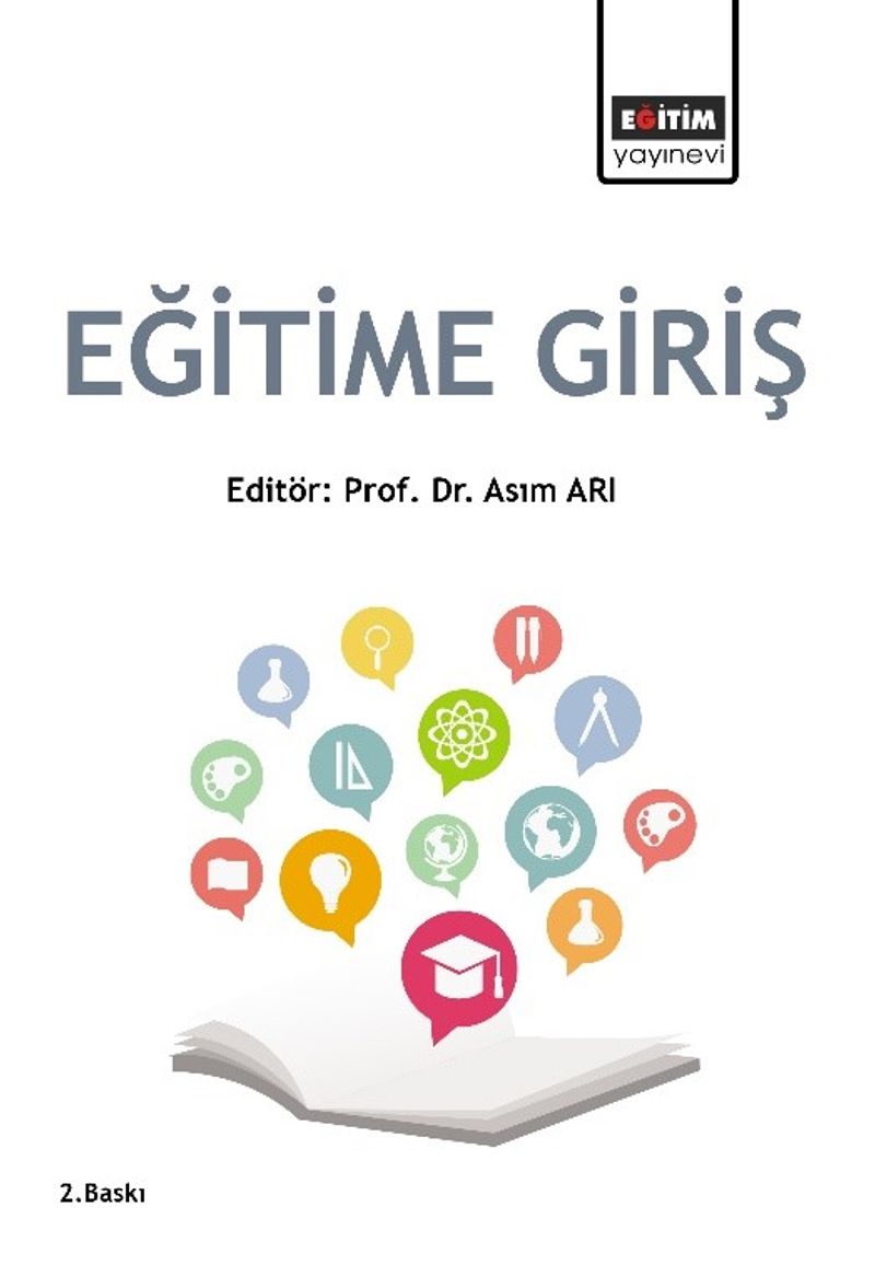 Eğitim Bilimine Giriş (Edt. Doç. Dr. Asım Arı) kitap kapağı