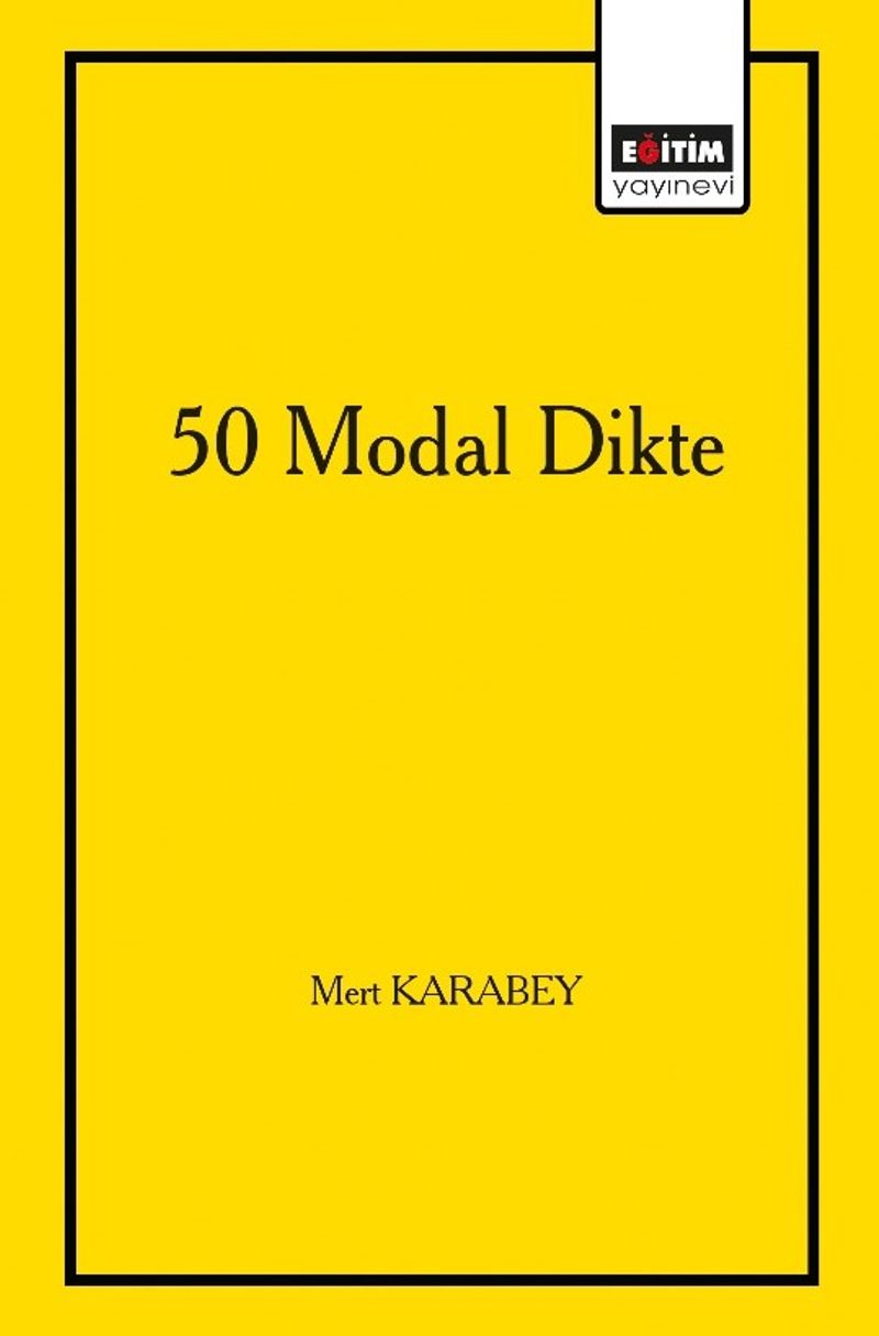 50 Modal Dikte kitap kapağı