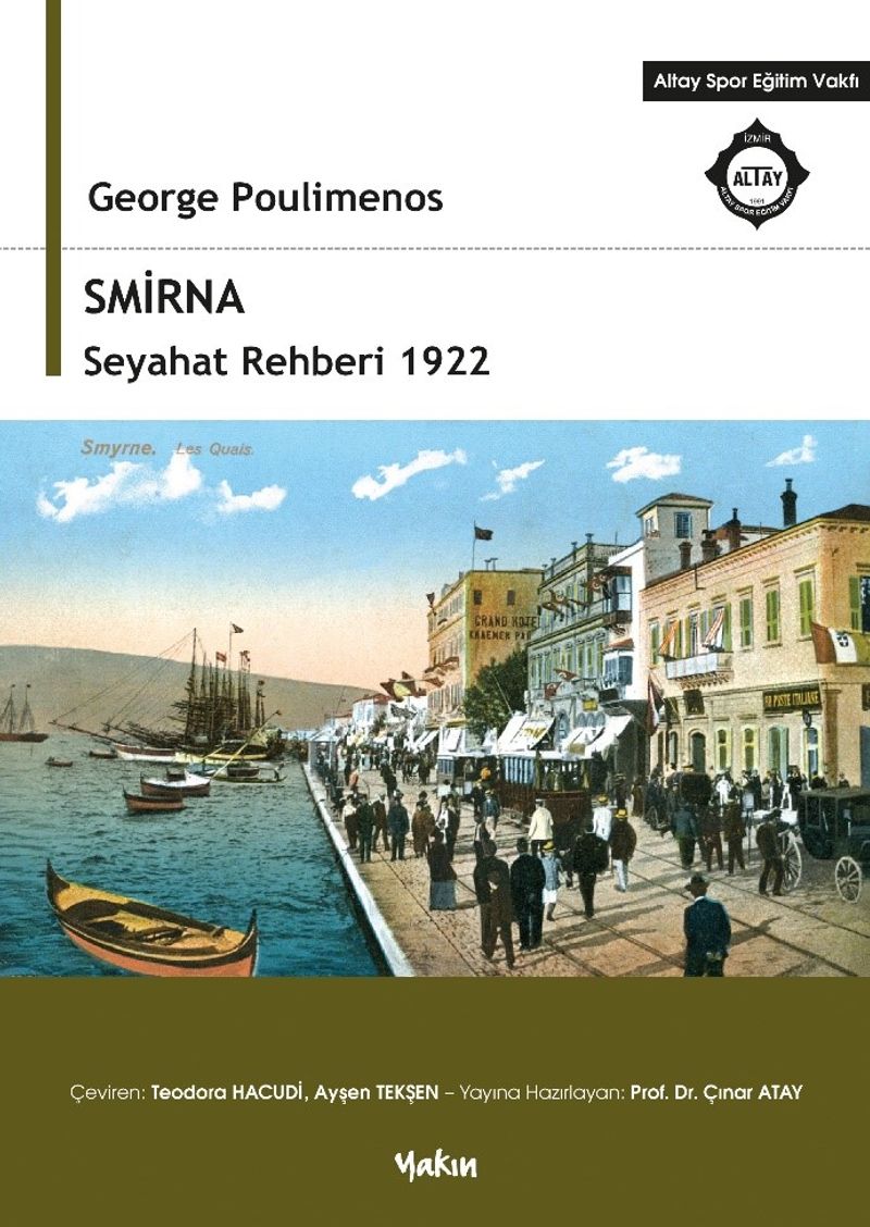 SMİRNA Seyahat Rehberi 1922 kitap kapağı